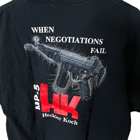 VTG Heckler & Koch MP.5 NRA T Shirt XL - Picture 2 of 6
